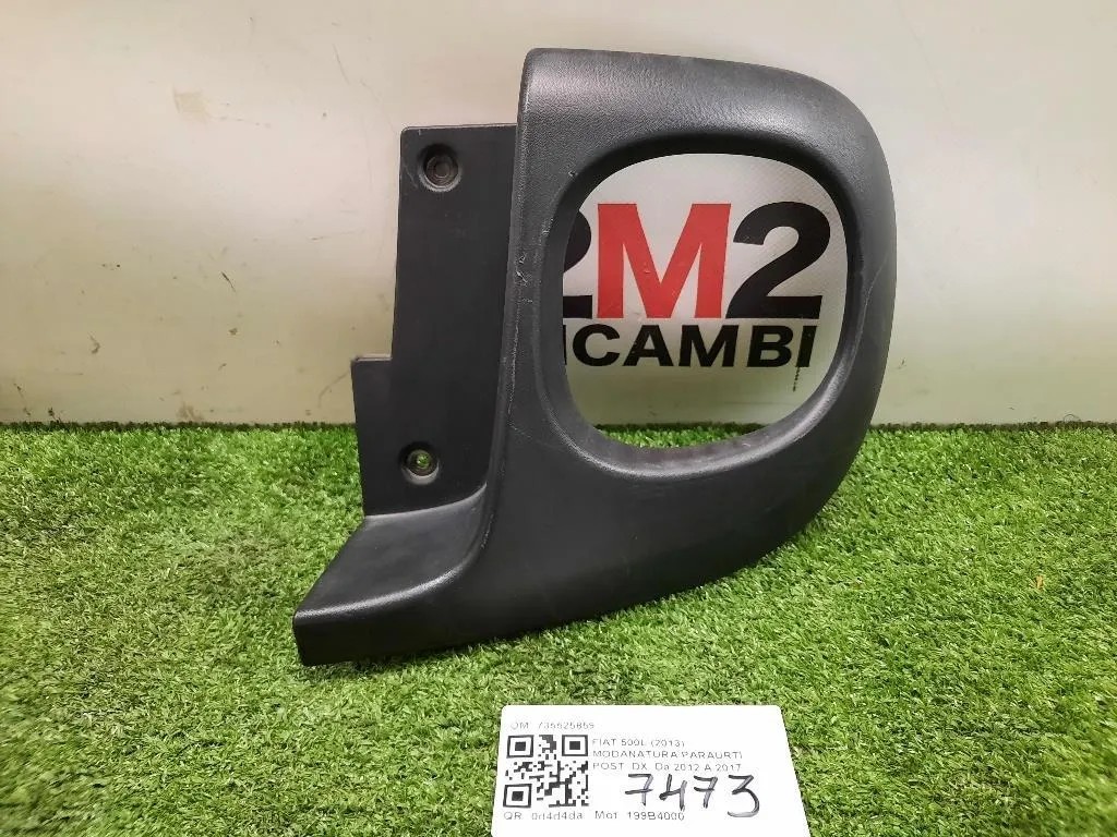 Modanatura Paraurti POST DX 735525859 DX Fiat 500L 2013