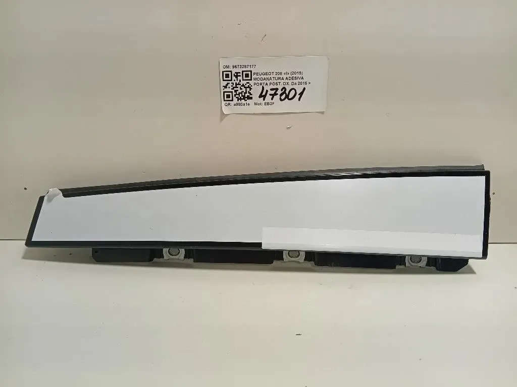 Modanatura Porta POST DX 9673287177 Peugeot 208 I 2015
