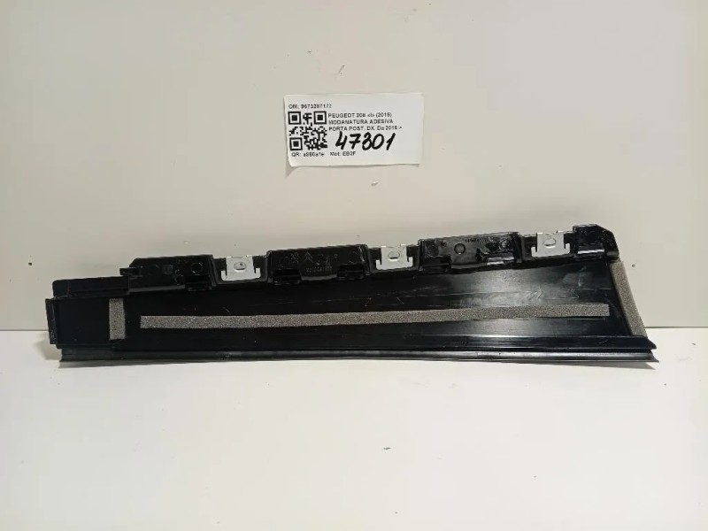 Modanatura Porta POST DX 9673287177 Peugeot 208 I 2015
