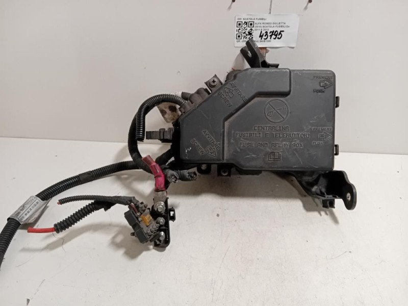 Scatola Fusibili SCATOLA FUSIBILI Alfa Romeo Giulietta 2010