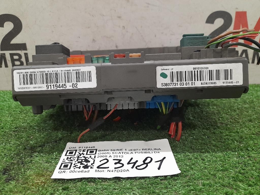 Scatola Fusibili 9119445 Bmw Serie 1 E87 Berlina 2005