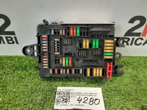 Scatola Fusibili 61149389070 Bmw Serie 3 F30 Berlina 2012