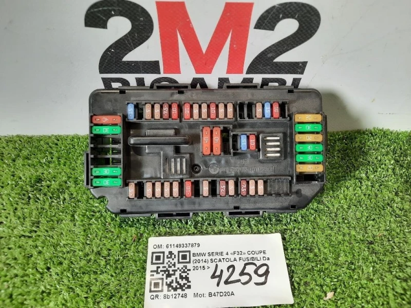 Scatola Fusibili 61149337879 Bmw Serie 4 F32 Coupe 2014