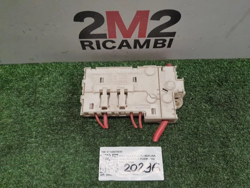 Scatola Fusibili 61138370640 Bmw Serie 5 E39 Berlina 1996