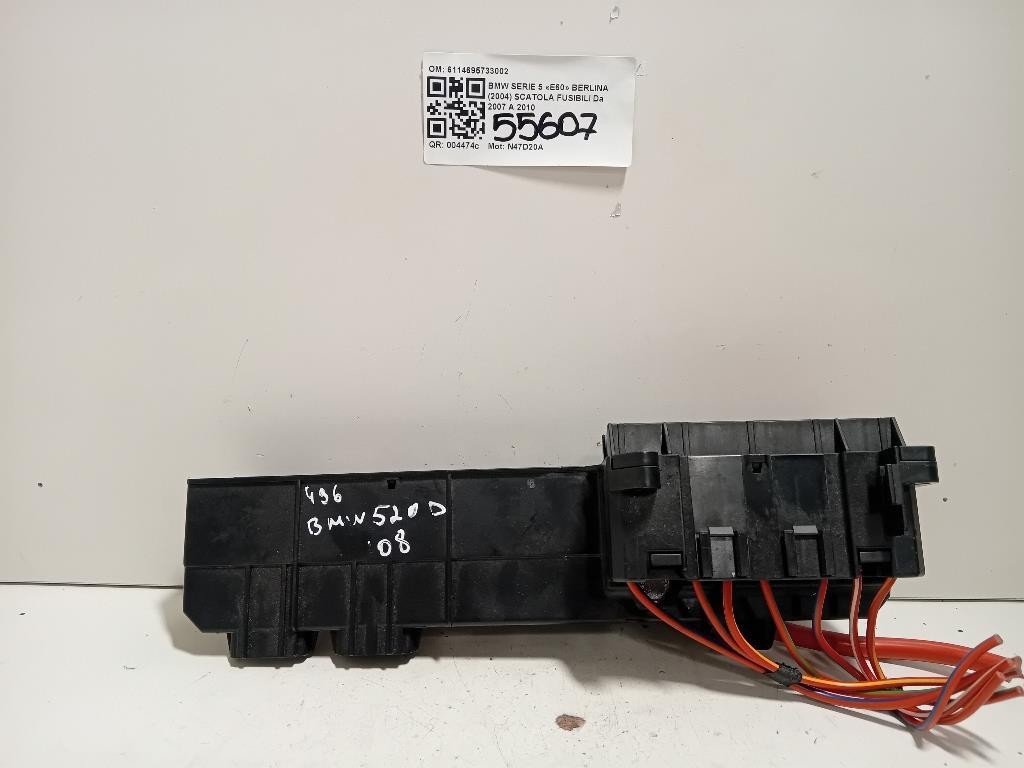 Scatola Fusibili 6114695733002 Bmw Serie 5 E60 Berlina 2004