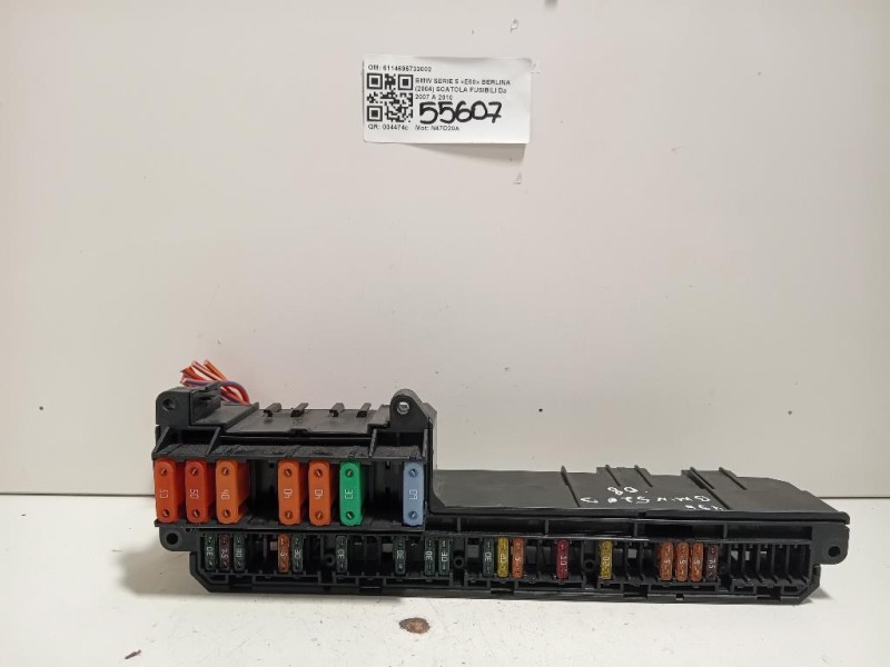 Scatola Fusibili 6114695733002 Bmw Serie 5 E60 Berlina 2004