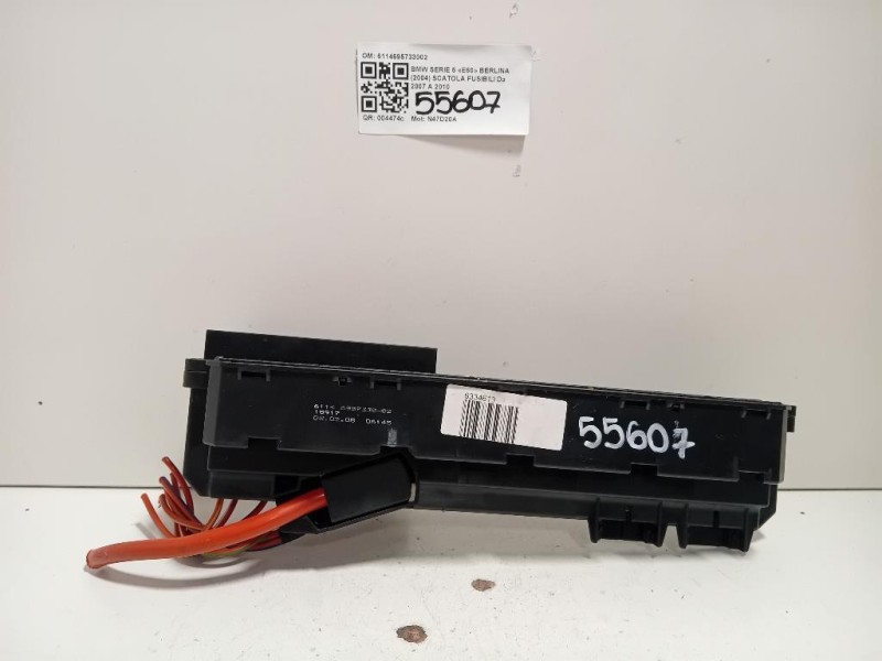 Scatola Fusibili 6114695733002 Bmw Serie 5 E60 Berlina 2004