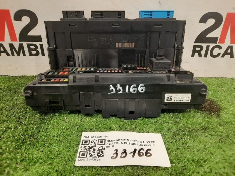 Scatola Fusibili 9210861-01 Bmw Serie 5 F07 GT 2010