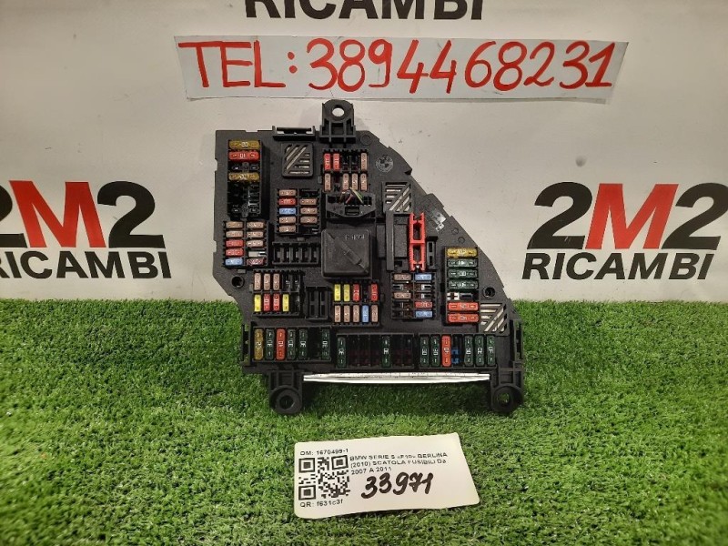 Scatola Fusibili 1670499-1 Bmw Serie 5 F10 Berlina 2010