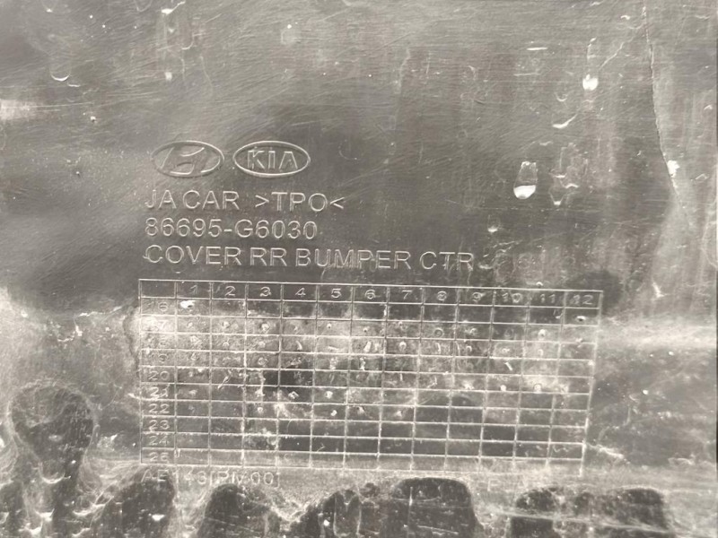 Paraurti POST 866111Y730 Kia Picanto III 2015