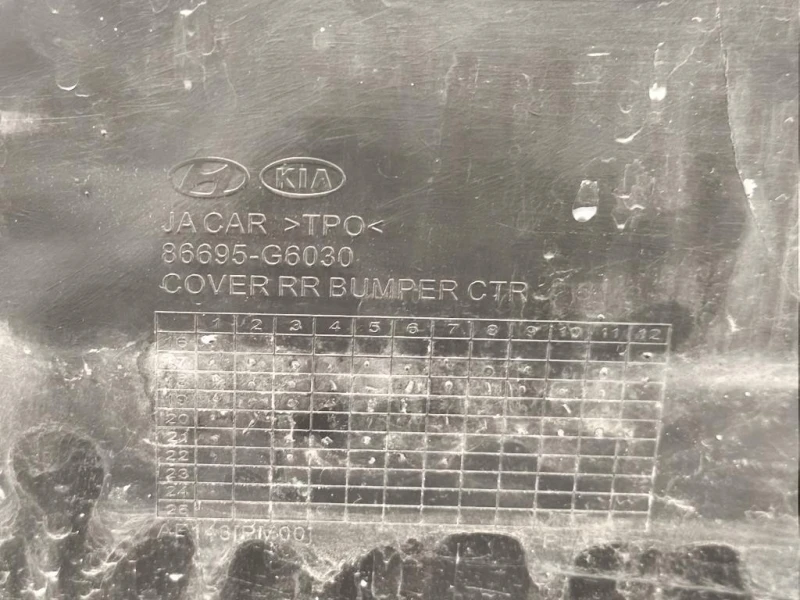 Paraurti POST 866111Y730 Kia Picanto III 2015