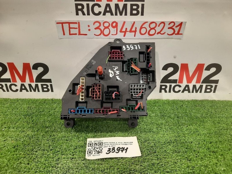 Scatola Fusibili 1670499-1 Bmw Serie 5 F10 Berlina 2010