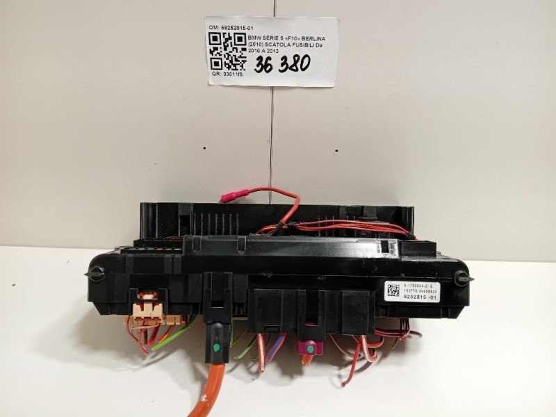Scatola Fusibili 69252815-01 Bmw Serie 5 F10 Berlina 2010