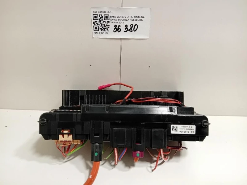 Scatola Fusibili 69252815-01 Bmw Serie 5 F10 Berlina 2010