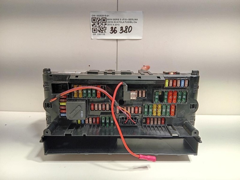 Scatola Fusibili 69252815-01 Bmw Serie 5 F10 Berlina 2010