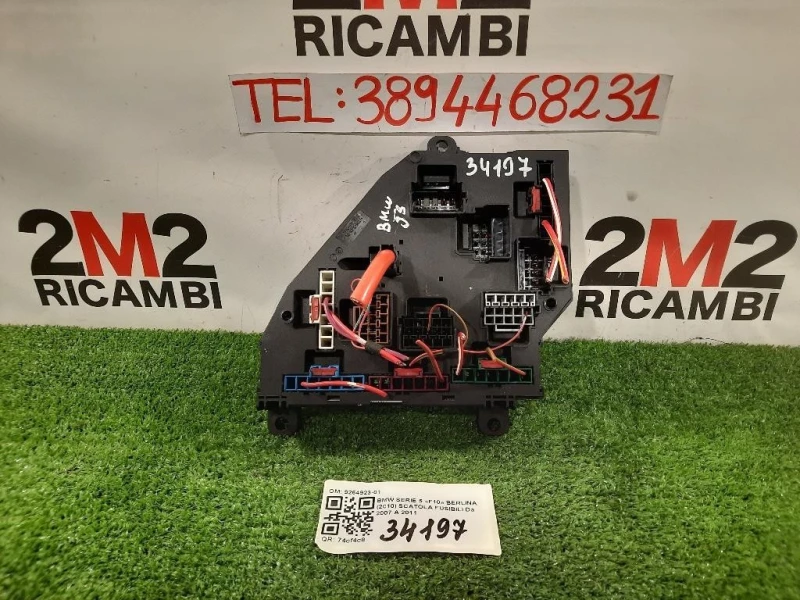 Scatola Fusibili 9264923-01 Bmw Serie 5 F10 Berlina 2010