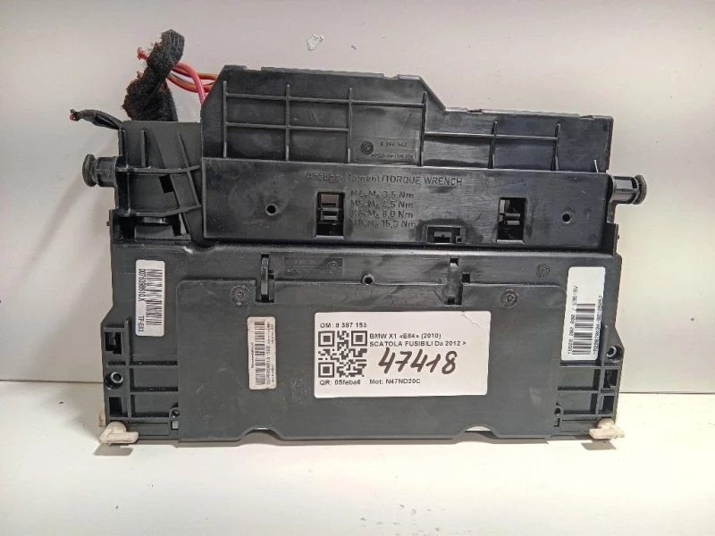 Scatola Fusibili 8 387 153 Bmw X1 E84 2010