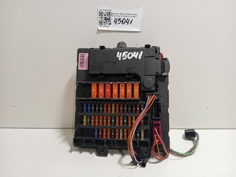 Scatola Fusibili 6 978 265 Bmw Z4 E85 Cabrio 2003