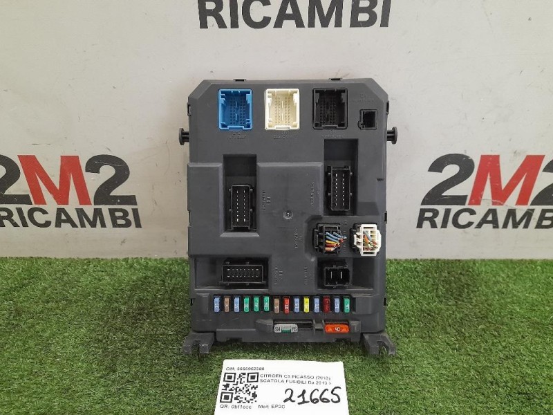Scatola Fusibili 9666952380 Citroen C3 Picasso 2013