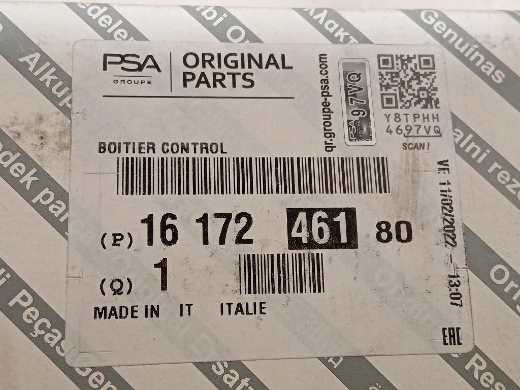 Scatola Fusibili 1617246180 Citroen Jumper III 2014