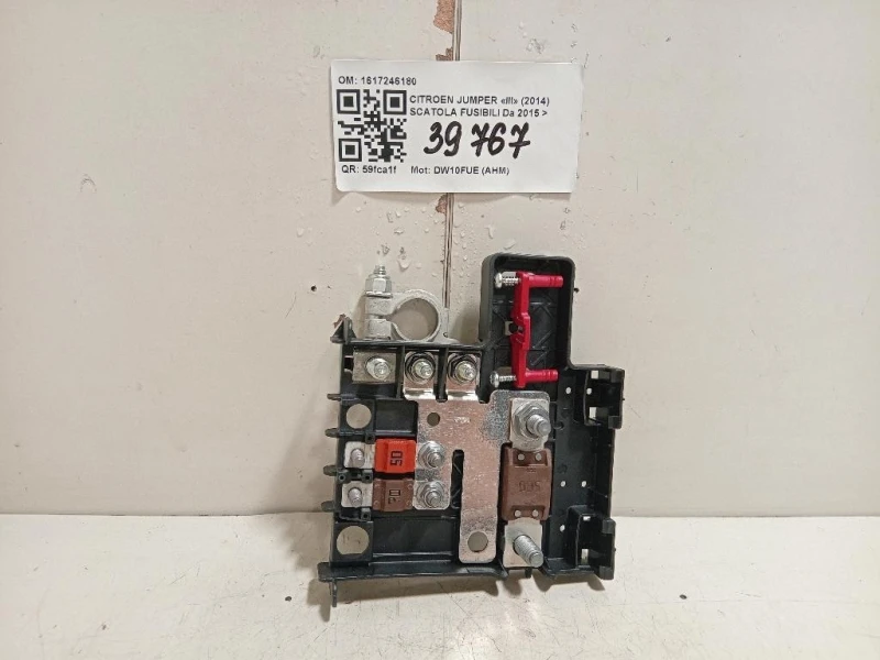 Scatola Fusibili 1617246180 Citroen Jumper III 2014
