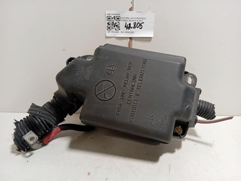Scatola Fusibili 51890354 Fiat 500L 2013