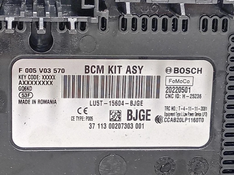 Scatola Fusibili COMFORT CENTRALINA LU5T-15604-BJGE Ford KUGA III 2020