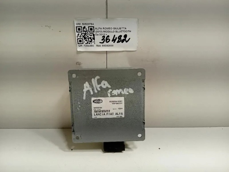 Modulo Bluetooth 50520764 Alfa Romeo Giulietta 2013