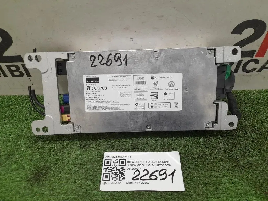 Modulo Bluetooth 84109257161 Bmw Serie 1 E82 Coupe 2005