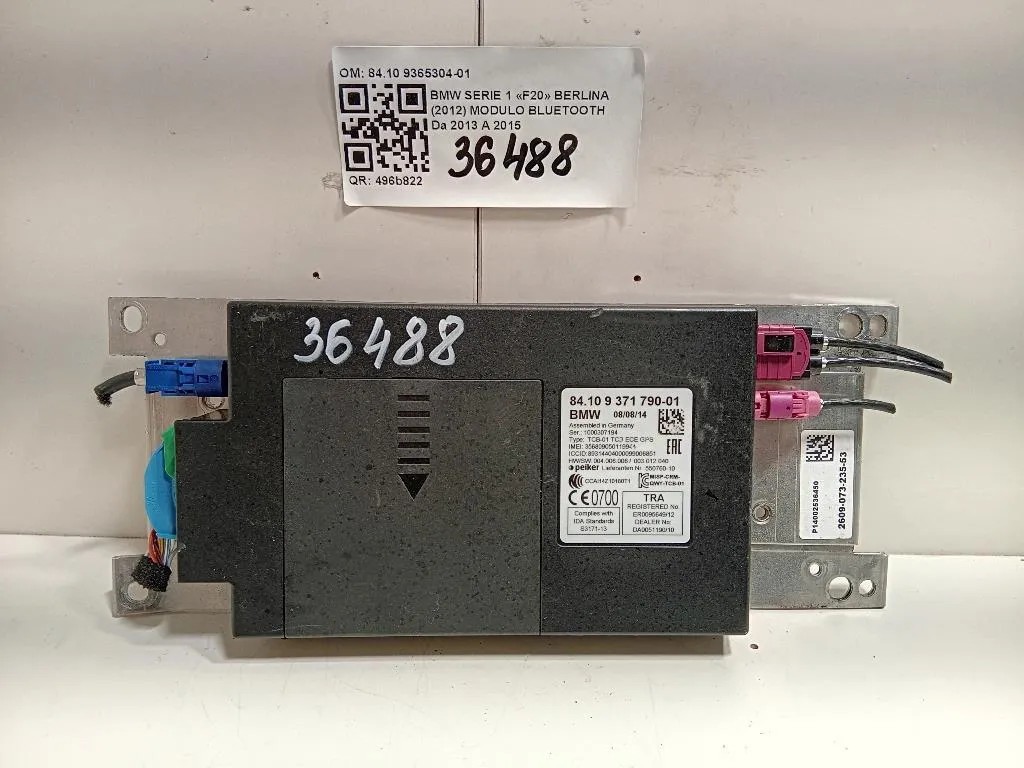 Modulo Bluetooth 8410 9365304-01 Bmw Serie 1 F20 Berlina 2012