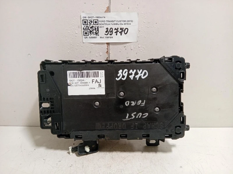 Scatola Fusibili GK2T--15604-FA Ford Transit Custom I 2013