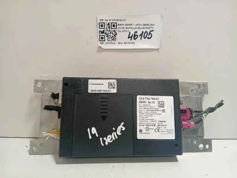 Modulo Bluetooth 8410 8734748-01 Bmw Serie 1 F20 Berlina 2015