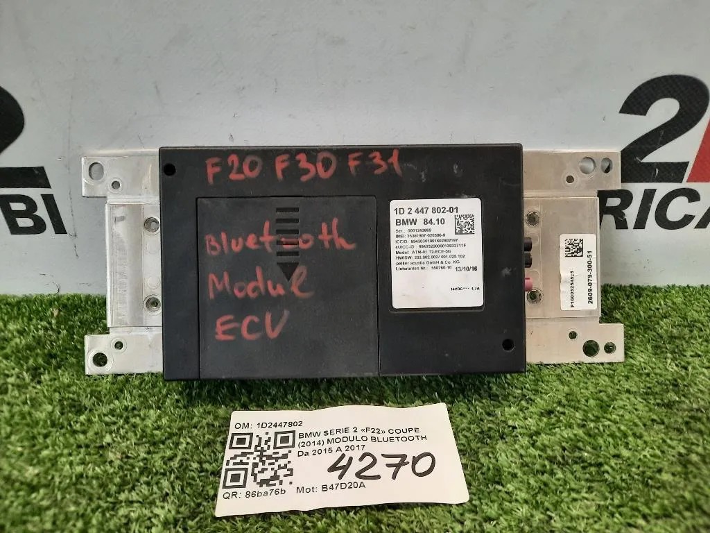 Modulo Bluetooth 1D2447802 F20 F21 F22 Bmw Serie 2 F22 Coupe 2014