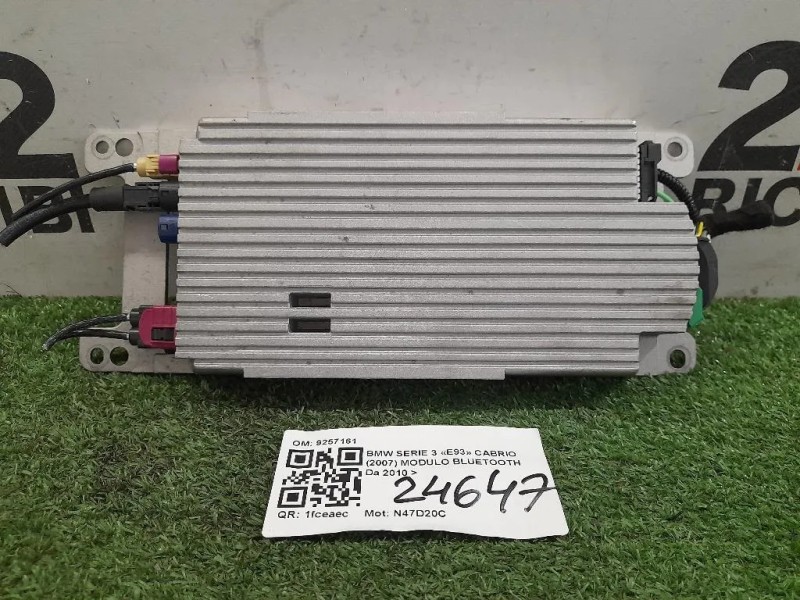 Modulo Bluetooth 9257161 Bmw Serie 3 E93 Cabrio 2007