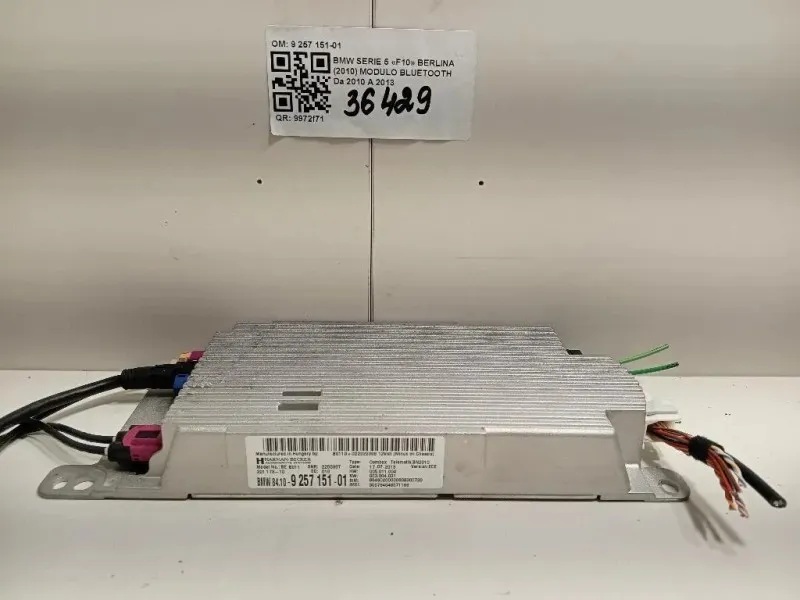 Modulo Bluetooth 9 257 151-01 Bmw Serie 5 F10 Berlina 2010
