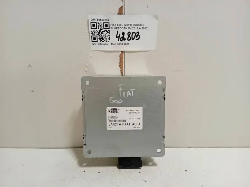 Modulo Bluetooth 50520764 Fiat 500L 2013