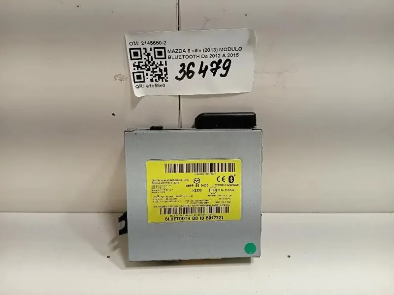 Modulo Bluetooth 2145650-2 Mazda 6 III 2013