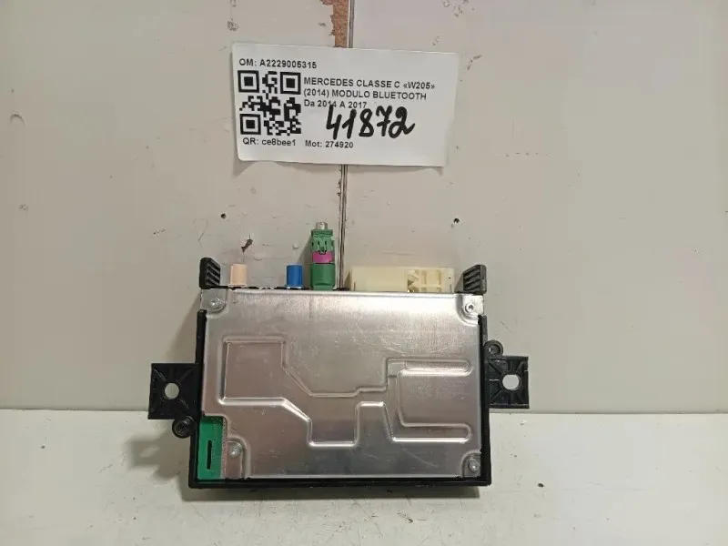 Modulo Bluetooth A2229005315 Mercedes Classe C W205 2014