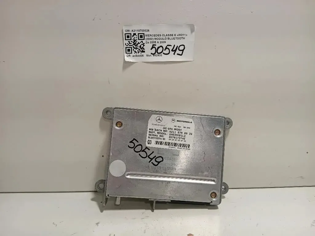 Modulo Bluetooth A2118700026 Mercedes Classe E W211 2002