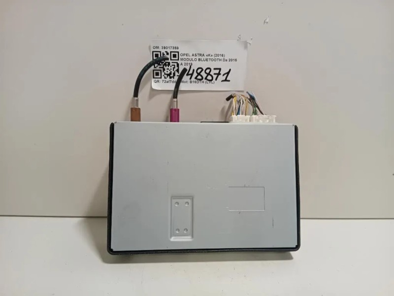 Modulo Bluetooth 39017359 Opel Astra K 2016