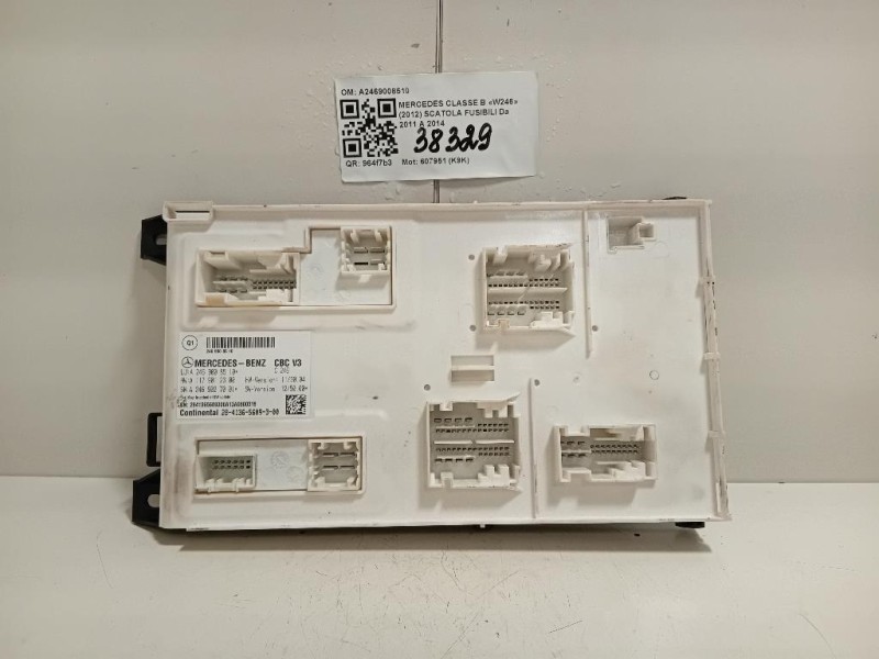 Scatola Fusibili A2469008510 MODULO SAM Mercedes Classe B W246 2012
