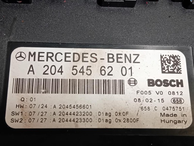 Scatola Fusibili A2045456201 Mercedes Classe C W204 2007