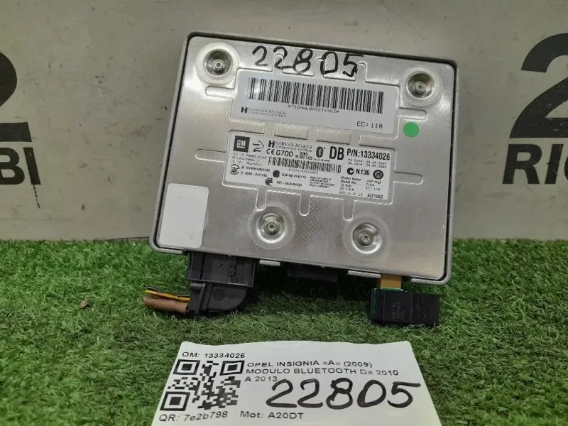 Modulo Bluetooth 13334026 Opel Insignia A 2009