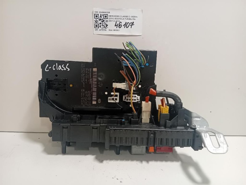 Scatola Fusibili 2049060205 Mercedes Classe C W204 2011