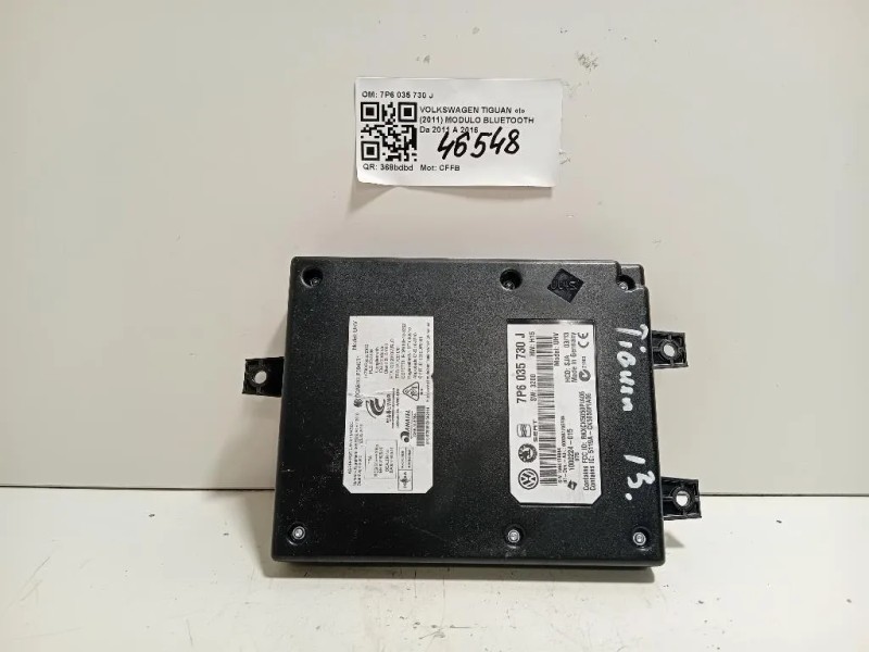 Modulo Bluetooth 7P6 035 730 J Volkswagen Tiguan I 2011