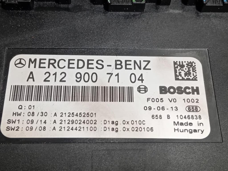 Scatola Fusibili A2129007104 Mercedes Classe E C207 Coupé 2010