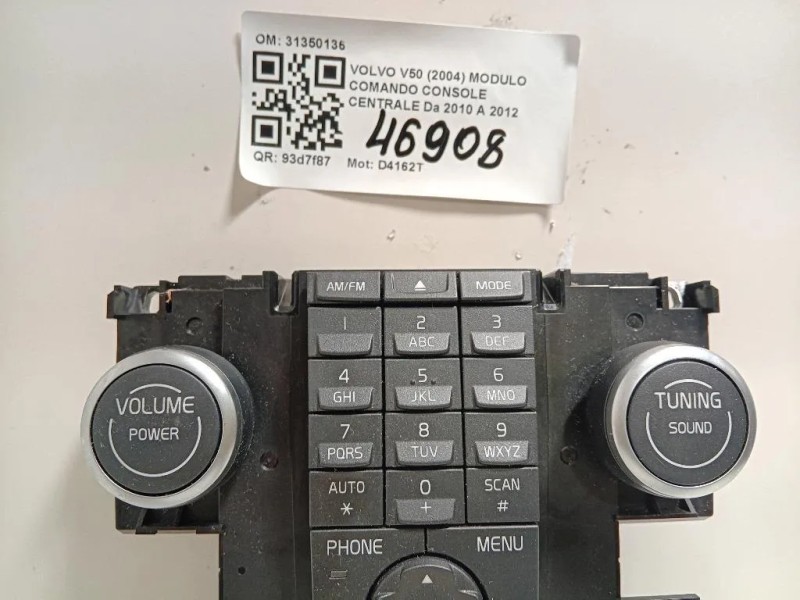 Modulo Comando Console Centrale 31350136 Volvo V50 2004