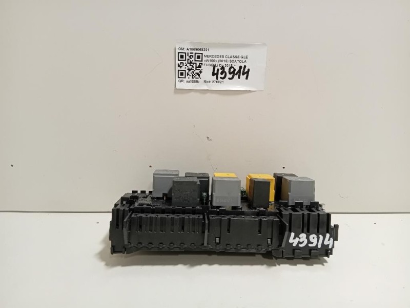 Scatola Fusibili A1669068201 Mercedes Classe GLE W166 2015