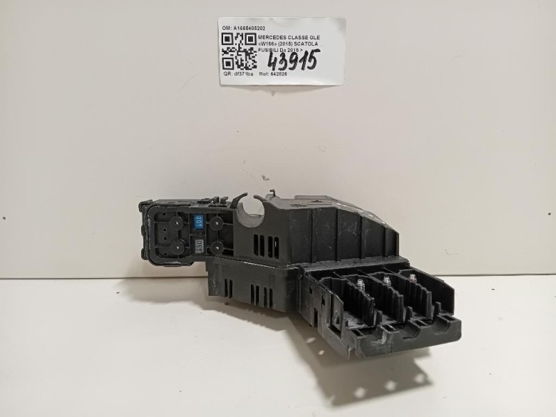 Scatola Fusibili A1665405202 Mercedes Classe GLE W166 2015