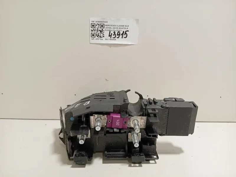 Scatola Fusibili A1665405202 Mercedes Classe GLE W166 2015